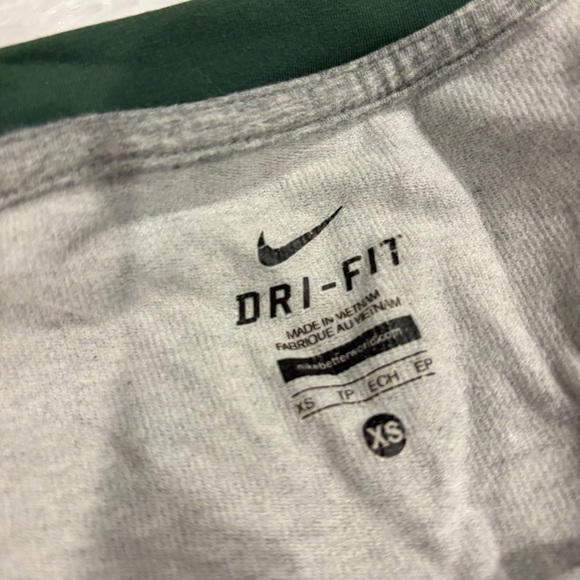 Nike dri-fit Oregon ducks long sleeve tee shirt Gray BOAT NECK WOMANS Size XS - Picture 5 of 9